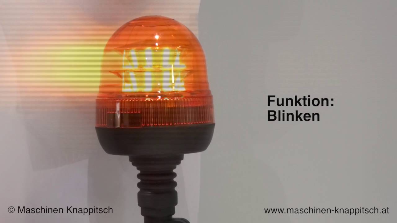 LED Rundumlicht, Blitzleuchte 16 LED's