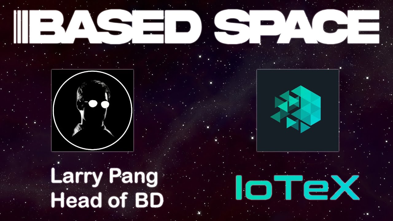 Larry Pang, Head of Business Development at IoTeX - BASED SPACE EP. 51