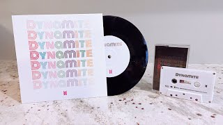 [BTS] Dynamite limited edition vinyl and cassette unboxing💜