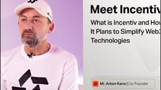 Meet Incentiv  Mr.Arben Kane/Co-Founder