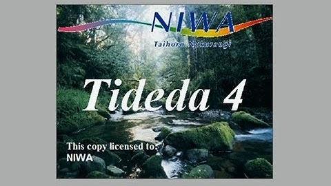 TIDEDA 6 - Importing Data