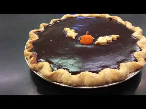 Chocolate pumpkin pie.