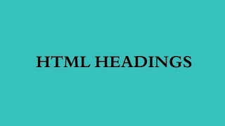 7. HTML HEADINGS - TAGALOG VERSION Crafredby TEE