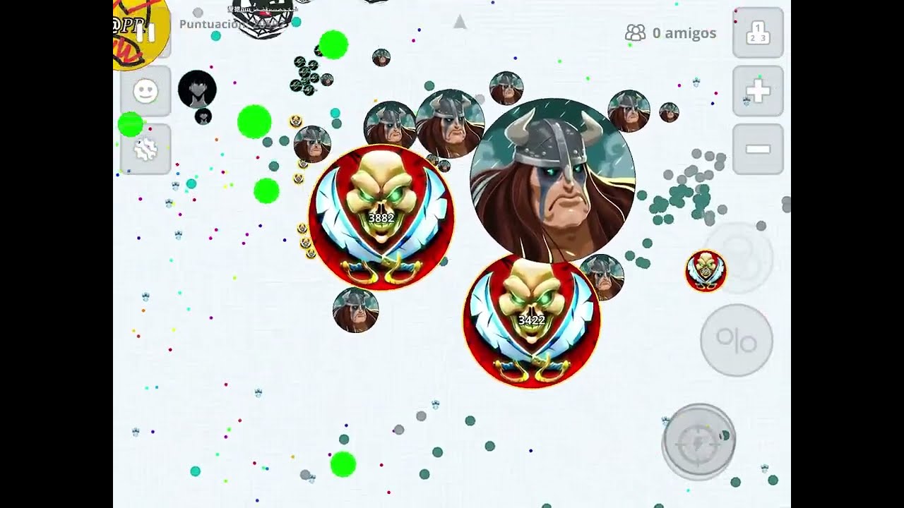 JUGANDO AGAR DE CHILL  (agar.io mobile)