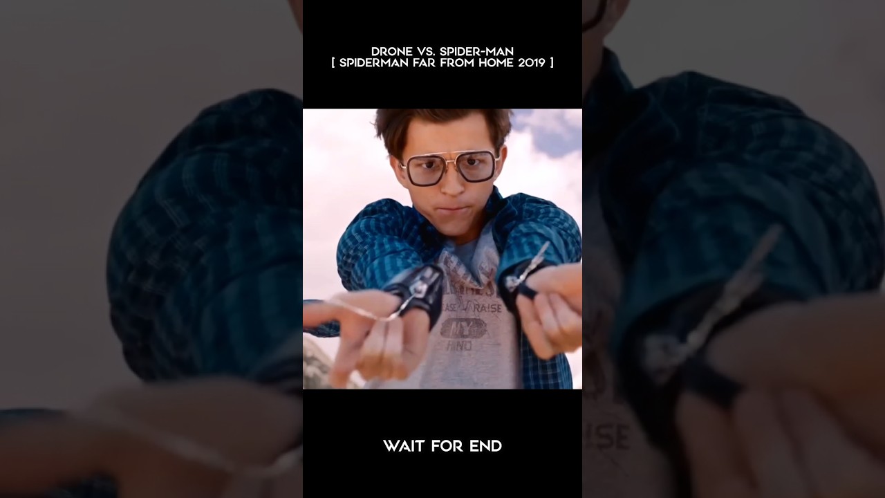 SPIDERMAN 🕷️ VS. DRONE 😱🔥💀 TOM HOLLAND 😎 AWESOME STATUS 👿
