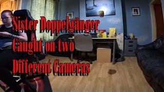 Sister Doppelgänger Caught on Two Different Cameras!