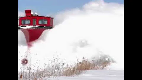 AMAZING Powerful Trains Snow Plow Compilation 2018