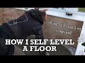 Learn how I Self-level a floor. Using self levelling compound