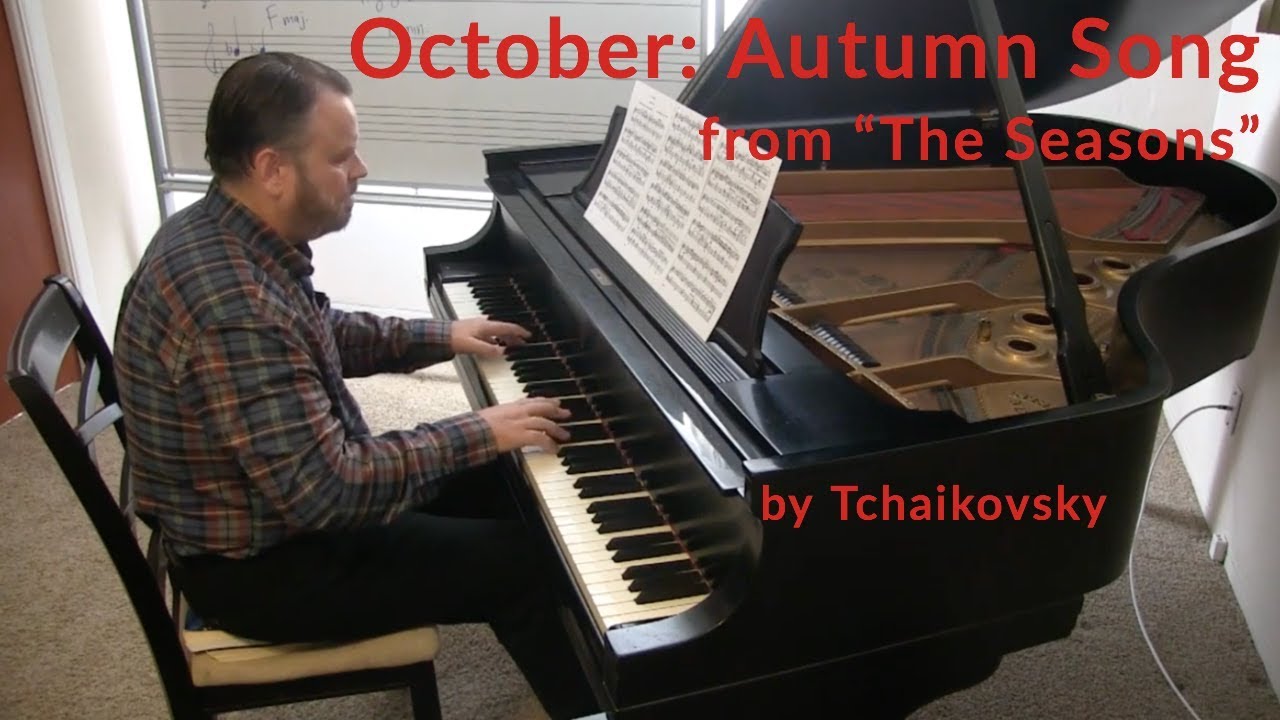 TCHAIKOVSKY: October (from "The Seasons") | Cory Hall, pianist - YouTube