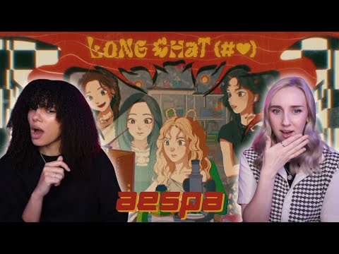 COUPLE REACTS TO aespa 에스파 'Long Chat (#♥)' Universe