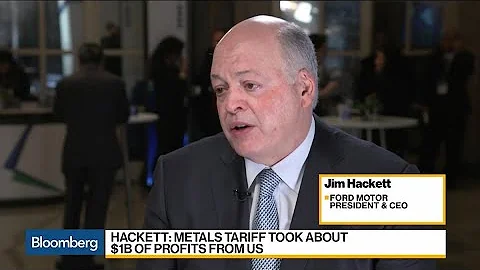 Ford CEO Says Metals Tariffs Took About $1 Billion From Profits