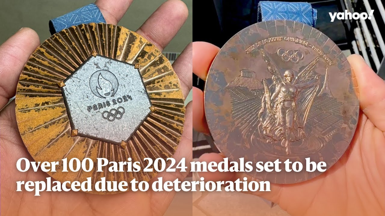 Over 100 Paris 2024 medals set to be replaced due to deterioration ...