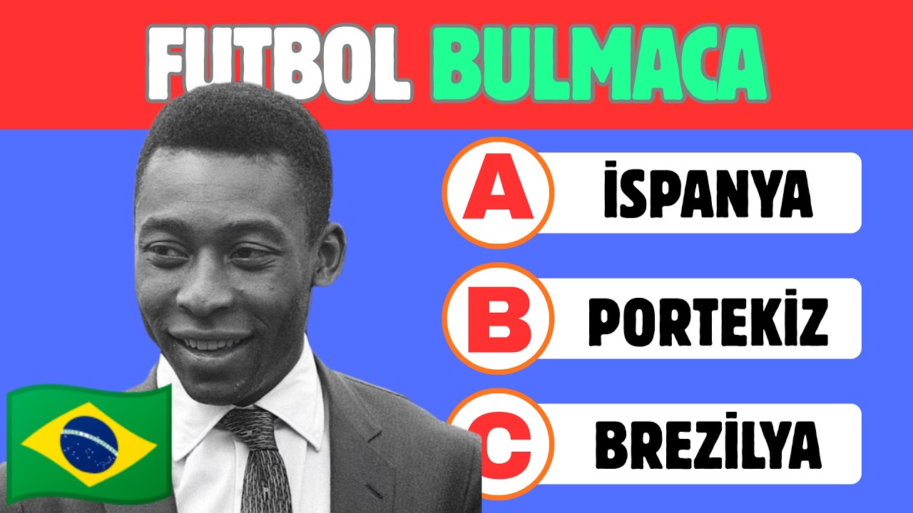 EFSANE FUTBOLCU NERELİDİR TAHMİN ET?- Futbol Bulmaca 2 [20 Soru]