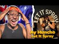Ay Huncho Ft Wewantwraiths And Hooligan Hefs Let It Spray Official Visualizer REACTION mp3