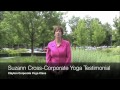 St. Louis Corporate Yoga: Client Suzann Cross Testimonial