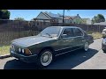 1985 BMW E23 Gets New Wheels. Paid In Full. Shark Nose BMW