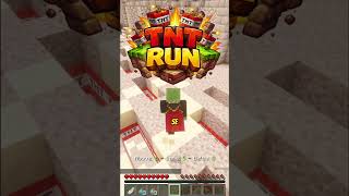 Voy a jugar TNT RUN  hasta que GANE 1 PARTIDA - DIA 5  #tntrun  #minecraft #shorts #parkour