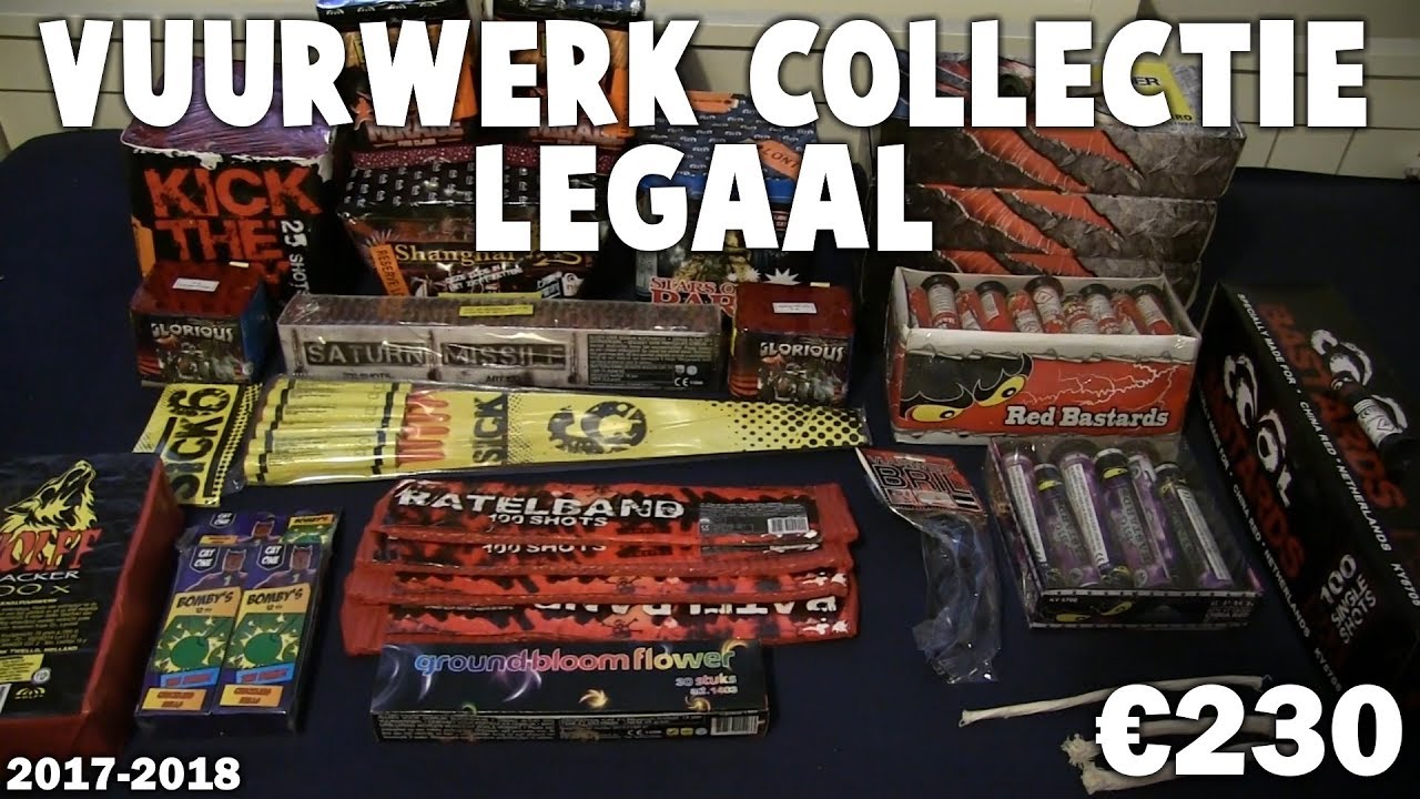 Vuurwerk Collectie Legaal 2017/2018 YouTube