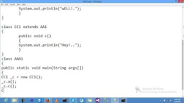 Hierarchical Inheritance in Java