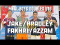 Azzamfakhri x jakebradley  final boys doubles u16 pigeon teens babolat wta seri ii 2024 jakarta