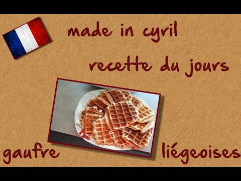 Recette De Gaufres De Liege Thermomix Youtube