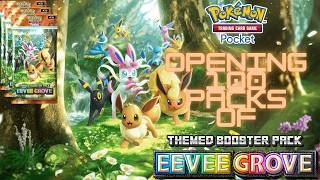 Opening 100 Packs of Eevee Grove | Pokémon TCG Pocket