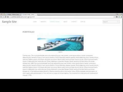 Working with links in Weebly
