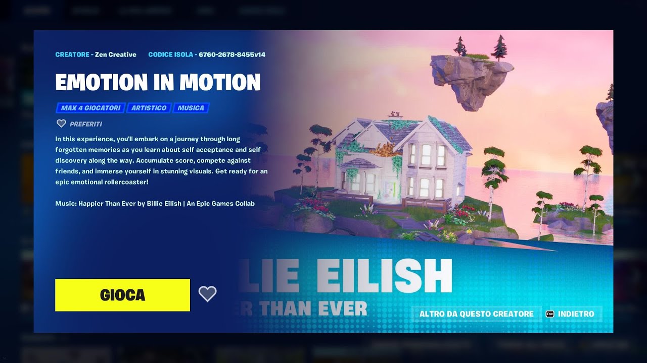 Fortnite - Playwave - Emotion in Motion - Happier Then Ever by Billie Eilish