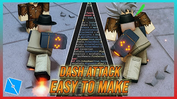 EASY TO MAKE DASH ATTACK | Roblox Studio