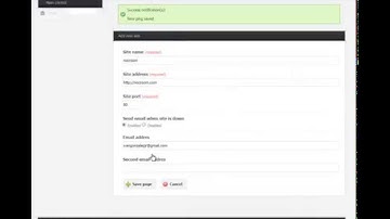 Server Monitor Auto Ping with Email Notifier