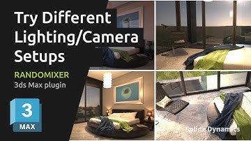 Mixing Lights & Cameras in 3ds Max: RandoMixer Tutorial for Scene Variants