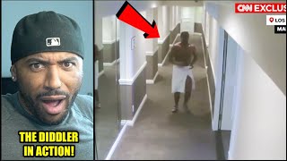 Diddy SURVEILLANCE Footage Of Him CHASING Cassie After Getting Caught W/ MEEK MILL!