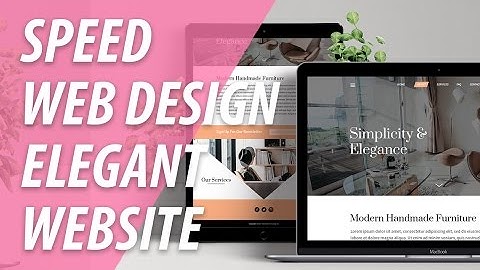 Web Design Speed Art Elegant Modern Website | XO PIXEL