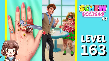 Screwscapes Level 163 Solution Walkthrough