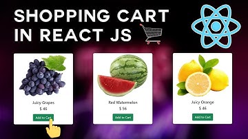React js Shopping Cart for beginner | Easy Way to Add to cart reactjs | react js project beginner 🔥🔥
