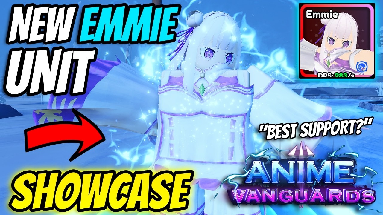 *NEW* Exclusive Emmie Unit Showcase In Anime Vanguards Update 3! YouTube
