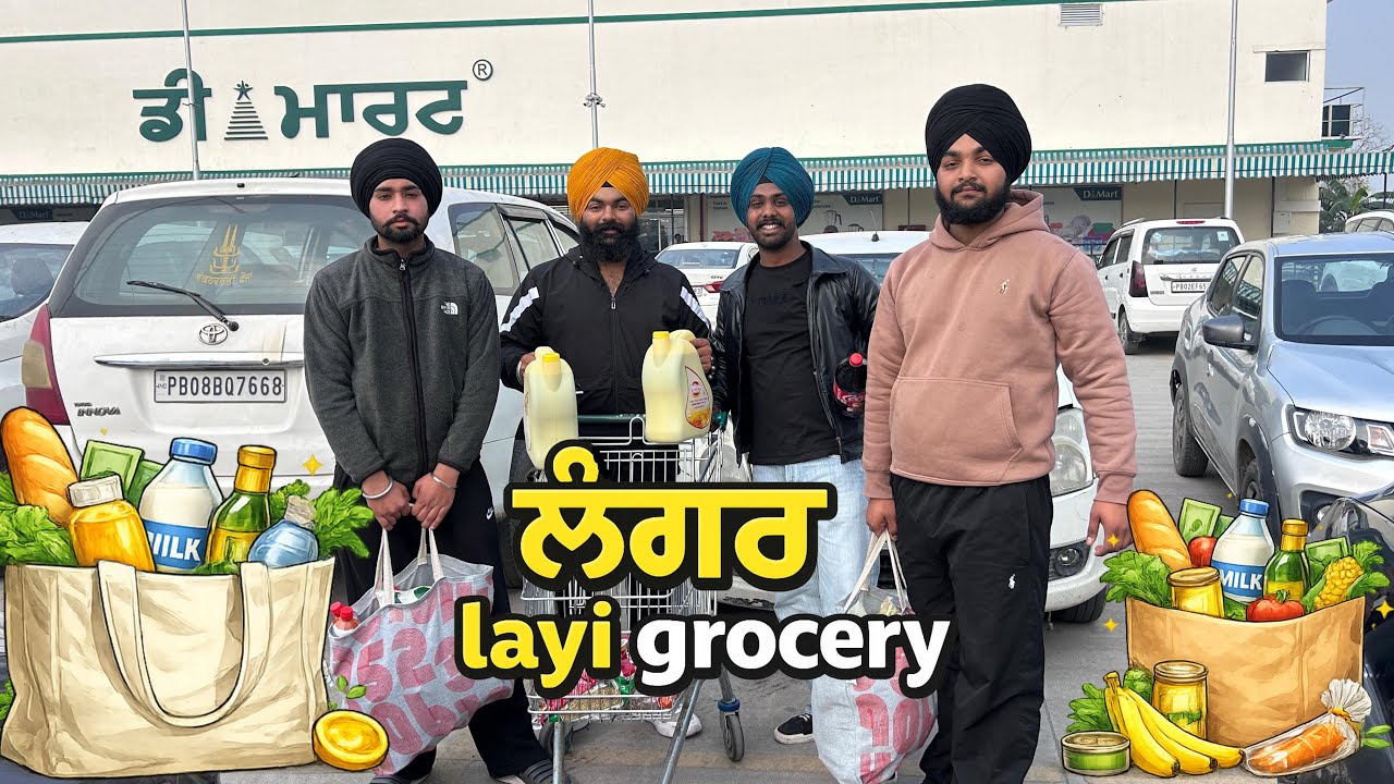 Langer layi grocery lan gayi D-Mart🛒🛍️||@Jarmanvines 