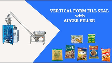 Vertical Form Fill Seal Packing Machine with Auger Filler | Reve Machinery
