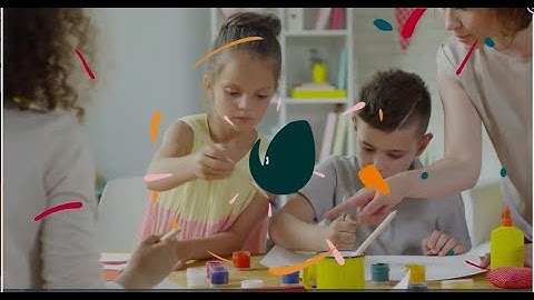 Colorful Cartoon Brushes Logo Opener Pack | After effects templates free