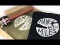 How to Screen Print T-shirts