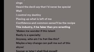 Joe Hawley - Special [KARAOKE]