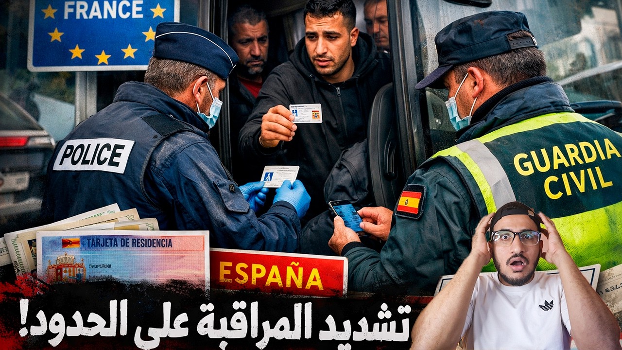 واقع صعيب للمهاجرين مراقبة الحدود بين فرنسا وإسبانيا والقبض على بزاف ديال المهاجرين #تسوية_الجماعية