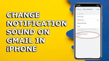 How to change gmail notification sound on iPhone | Gmail Notification tone