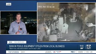 Police ask public for tips after $30K in tools stolen from South Salt Lake business