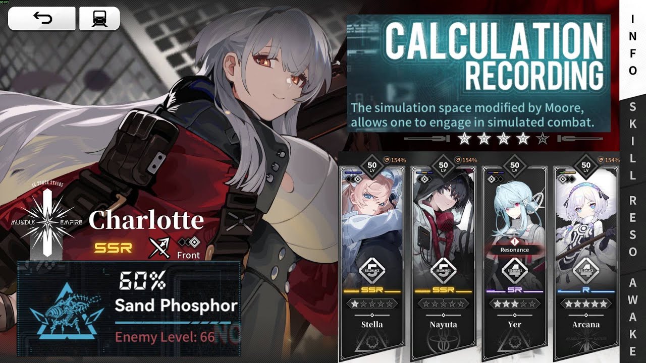 Charlotte Leader vs Lev66 Sand Phosphor boss - Resonance Solstice