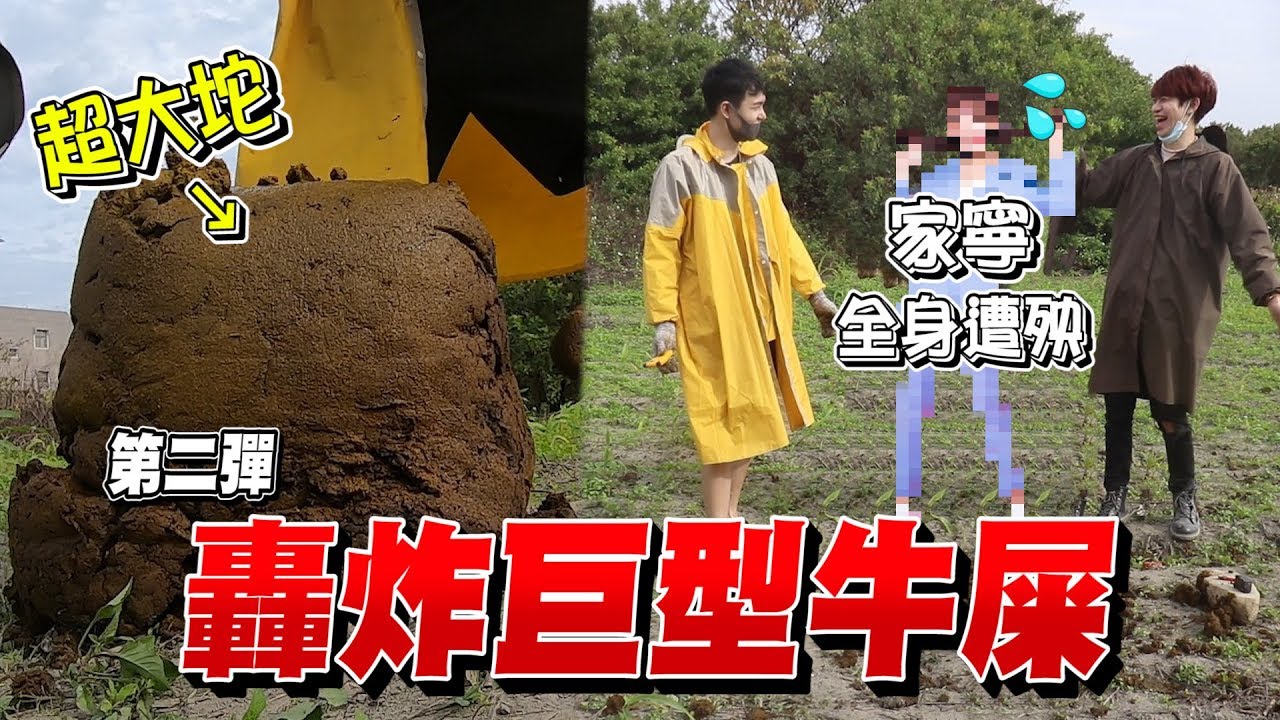 轟炸巨量化牛屎 女友慘被潑一身屎！？【眾量級CROWD｜PRANK互整情侶特輯】