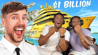 ONE DOLLAR or One BILLION DOLLAR YACHT?? Brother&#39;s Epic Reaction to Mr Beast!