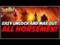 Unlock all horsemen early  easy  new player guide  apocalypse guide part 1  marvel strike force