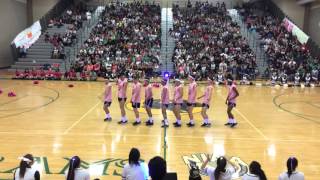 RDC Black light Assembly.  Rancho Rams Dance Team & Powder Puff Cheer