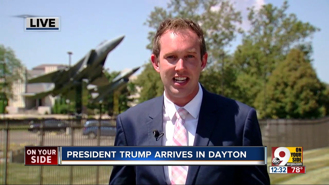 President Trump visits Dayton, El Paso today after mass shootings - YouTube